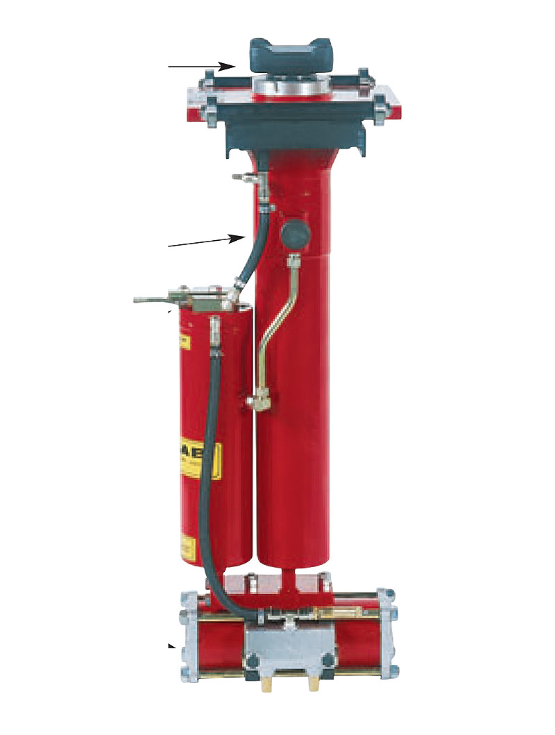 NENAB airdriven hydraulic pump, type LHP-100