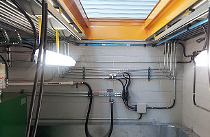 suspended cieling workshop pits for trucks, buses and other heavy vehicles